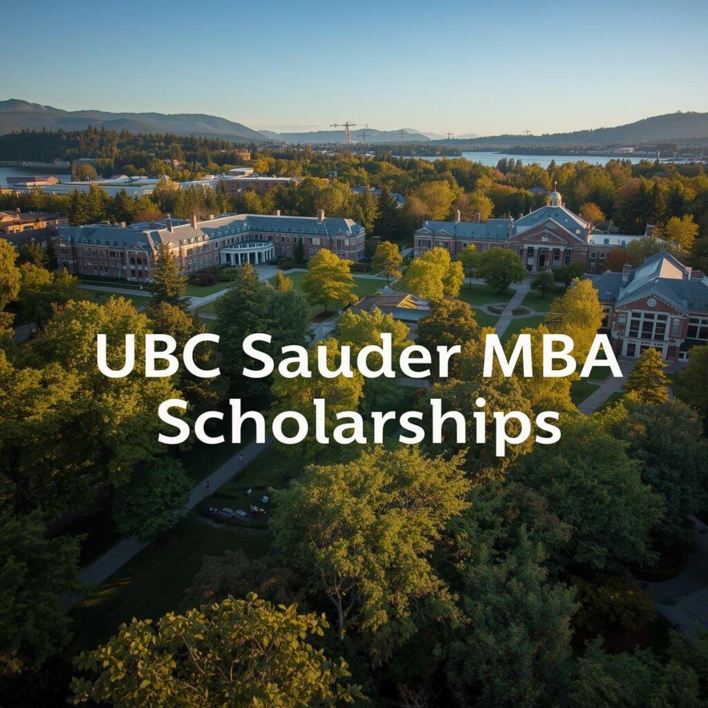 UBC Sauder MBA Scholarships