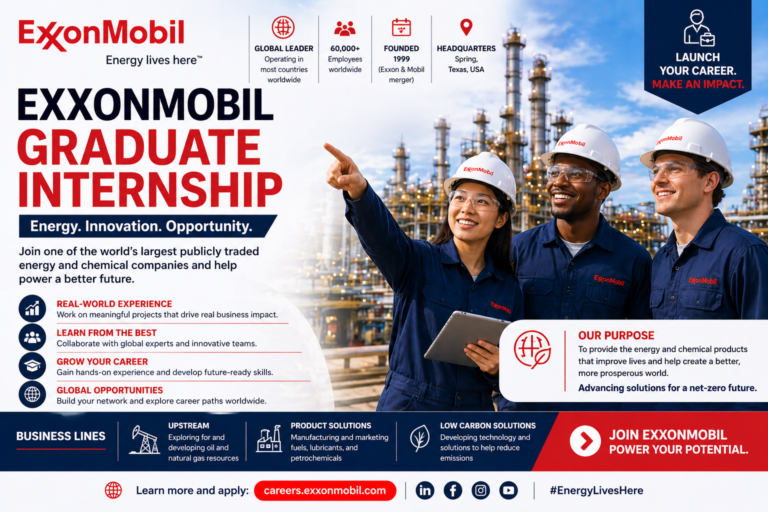 ExxonMobil Graduate Internship