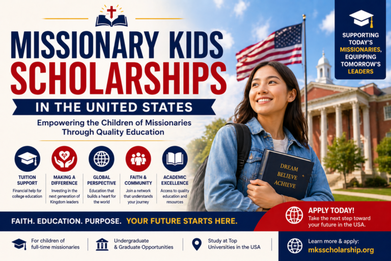 Missionary kids Scholarship