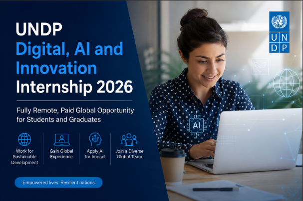 UNDP Digital Internship 2026 remote opportunity for students