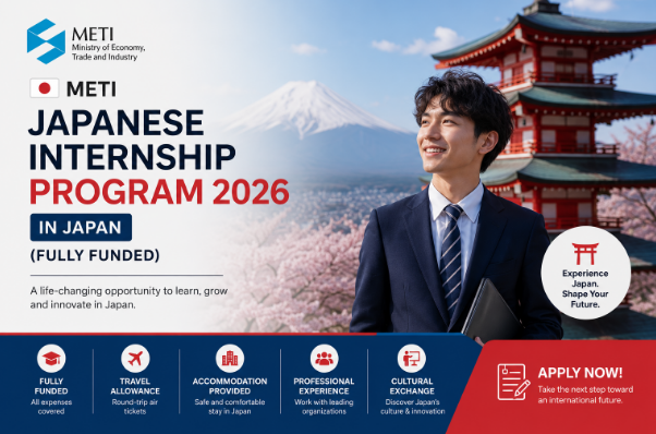 METI Japanese Internship 2026 Japan government program
