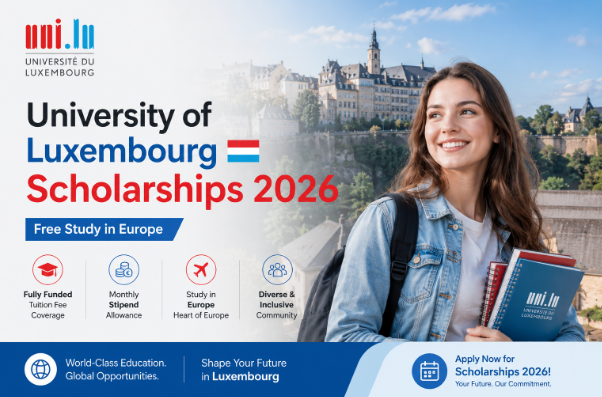 University of Luxembourg Scholarships 2026 free study Europe